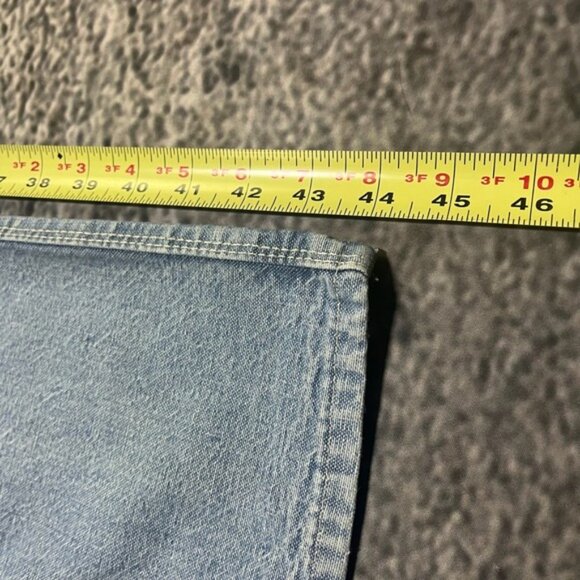 Vintage 70s Levi's Strauss Jeans 31x34 Light Blue Straight Flare Western - Picture 13 of 16